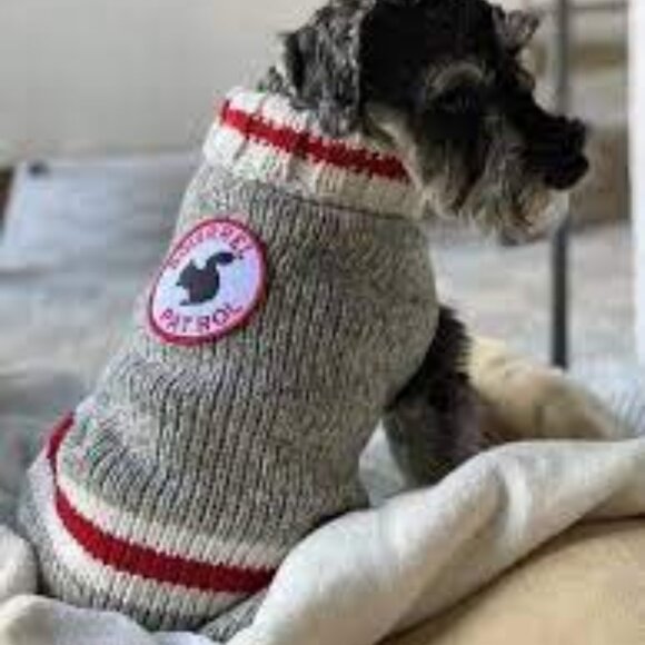 100% Cozy Warm Wool Sweaters for your Dog - Squirrel Patrol Design - Picture 2 of 2